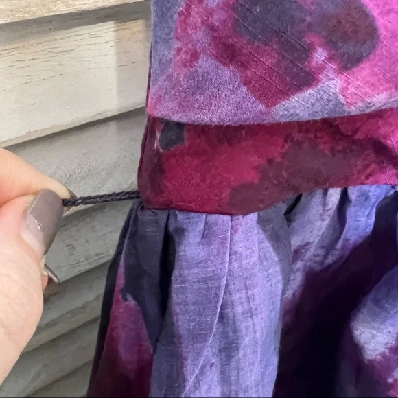 LELA ROSE TARGET NEIMAN MARCUS Women's Watercolor Silk Blend Dress Purple NWT 6 - Picture 14 of 16